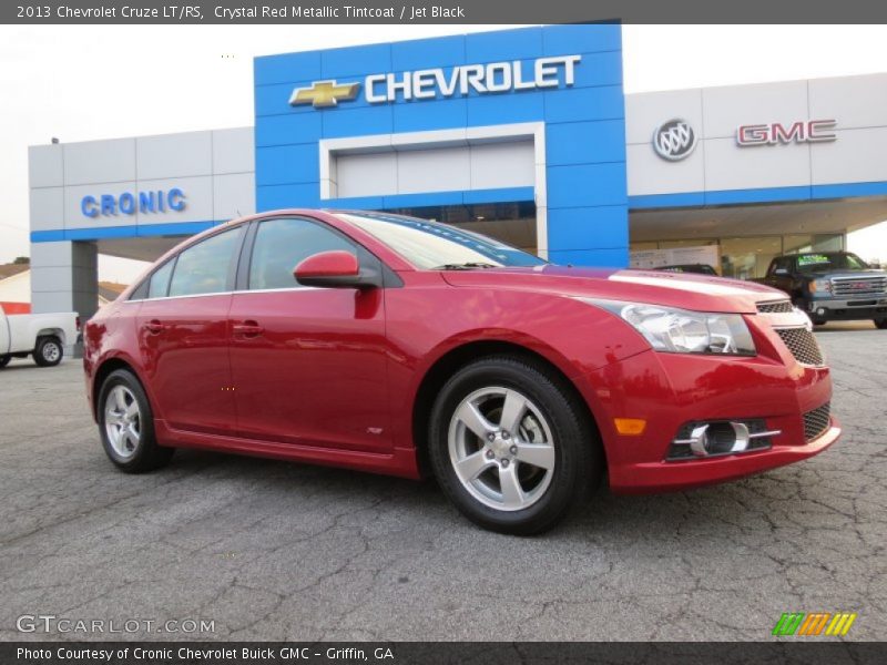 Crystal Red Metallic Tintcoat / Jet Black 2013 Chevrolet Cruze LT/RS