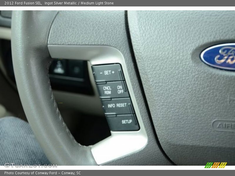 Ingot Silver Metallic / Medium Light Stone 2012 Ford Fusion SEL