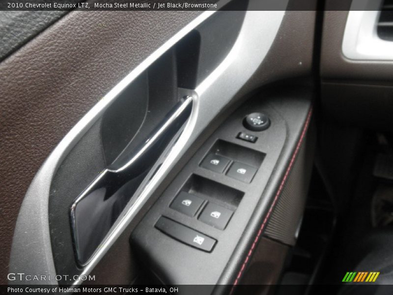 Mocha Steel Metallic / Jet Black/Brownstone 2010 Chevrolet Equinox LTZ