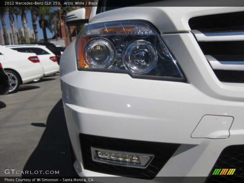 Arctic White / Black 2012 Mercedes-Benz GLK 350