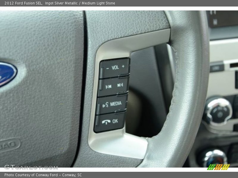 Ingot Silver Metallic / Medium Light Stone 2012 Ford Fusion SEL