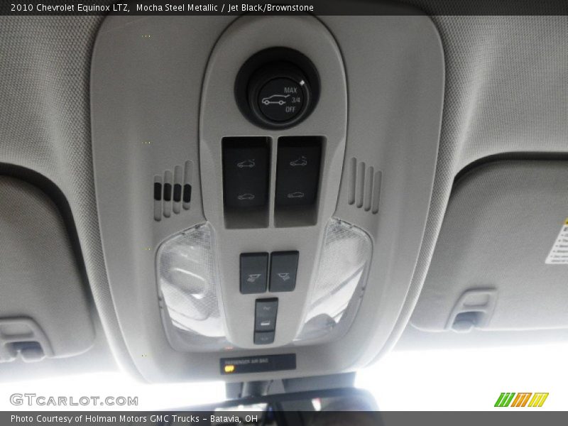 Mocha Steel Metallic / Jet Black/Brownstone 2010 Chevrolet Equinox LTZ
