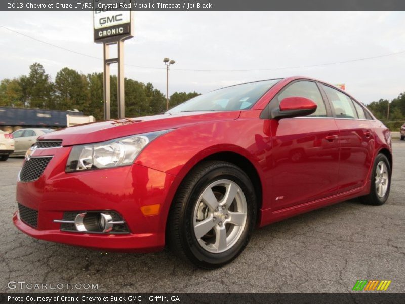 Crystal Red Metallic Tintcoat / Jet Black 2013 Chevrolet Cruze LT/RS