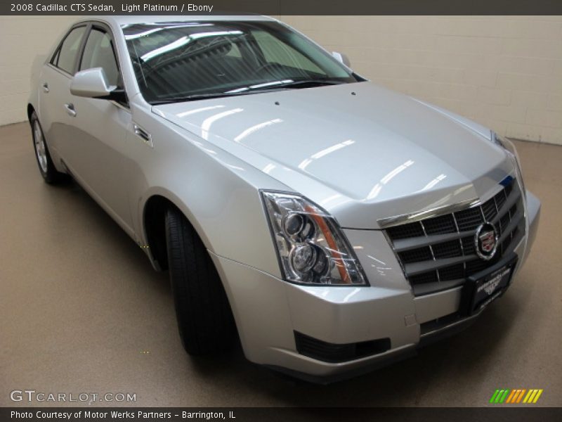 Light Platinum / Ebony 2008 Cadillac CTS Sedan