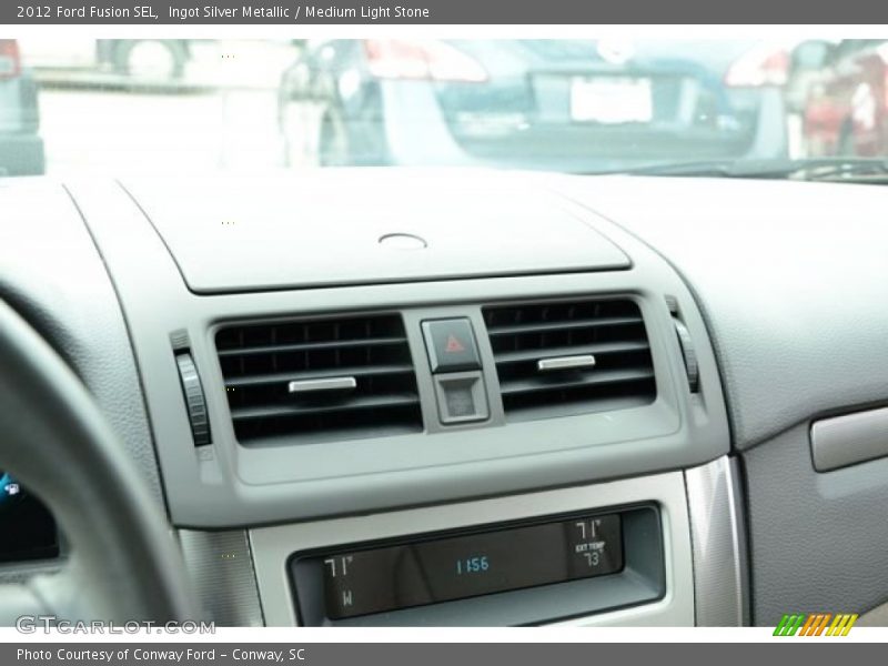 Ingot Silver Metallic / Medium Light Stone 2012 Ford Fusion SEL