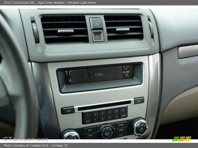 Ingot Silver Metallic / Medium Light Stone 2012 Ford Fusion SEL