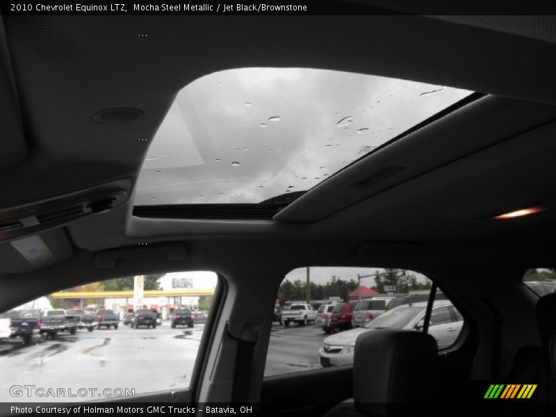 Mocha Steel Metallic / Jet Black/Brownstone 2010 Chevrolet Equinox LTZ