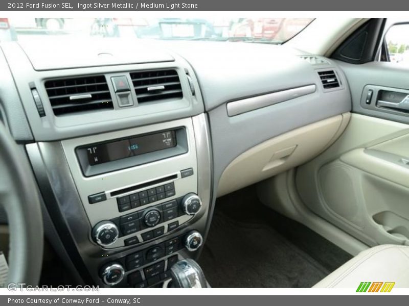 Ingot Silver Metallic / Medium Light Stone 2012 Ford Fusion SEL