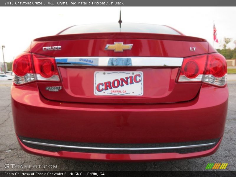 Crystal Red Metallic Tintcoat / Jet Black 2013 Chevrolet Cruze LT/RS