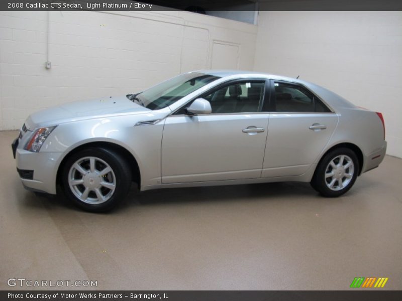 Light Platinum / Ebony 2008 Cadillac CTS Sedan