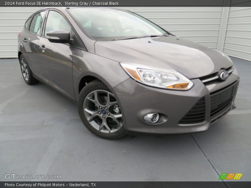 Sterling Gray / Charcoal Black 2014 Ford Focus SE Hatchback