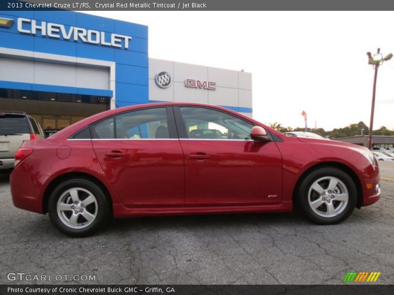 Crystal Red Metallic Tintcoat / Jet Black 2013 Chevrolet Cruze LT/RS