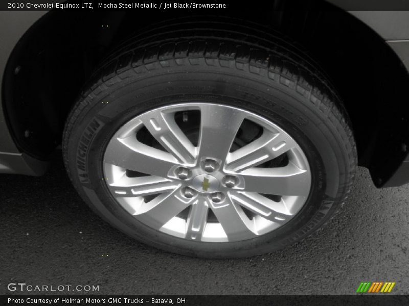 Mocha Steel Metallic / Jet Black/Brownstone 2010 Chevrolet Equinox LTZ