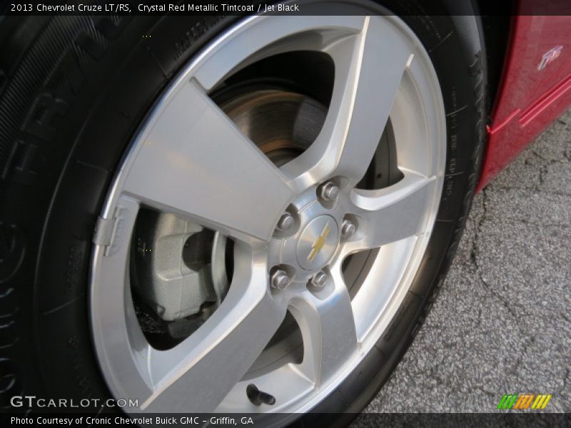 Crystal Red Metallic Tintcoat / Jet Black 2013 Chevrolet Cruze LT/RS