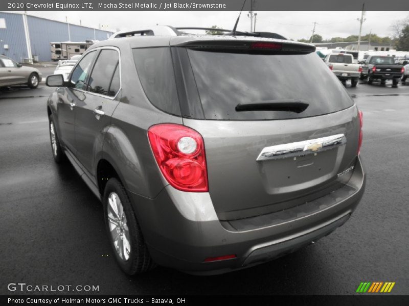 Mocha Steel Metallic / Jet Black/Brownstone 2010 Chevrolet Equinox LTZ