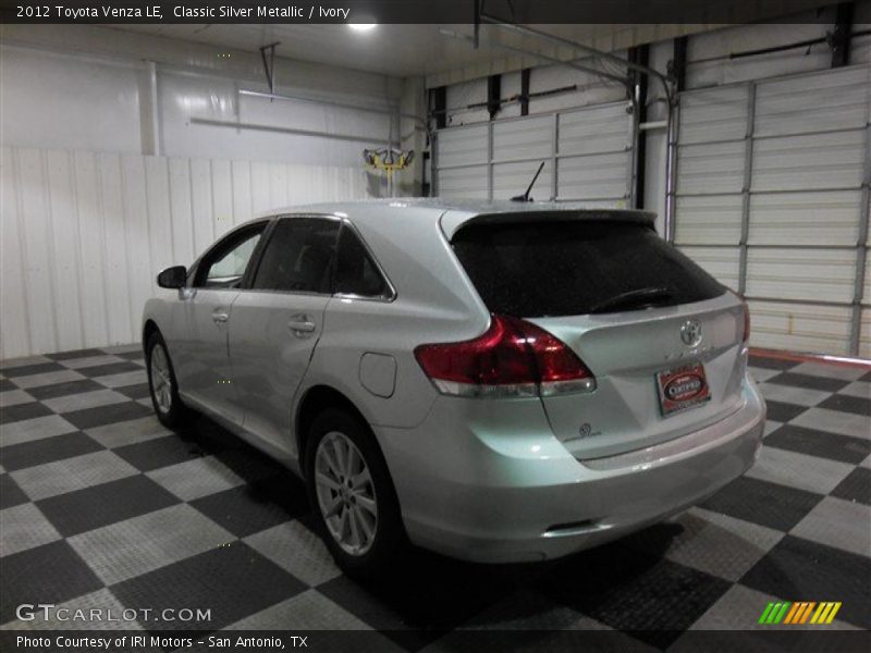 Classic Silver Metallic / Ivory 2012 Toyota Venza LE