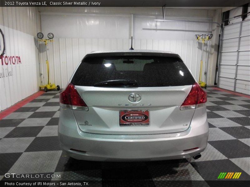 Classic Silver Metallic / Ivory 2012 Toyota Venza LE