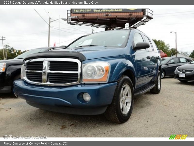 Atlantic Blue Pearl / Medium Slate Gray 2005 Dodge Durango SLT