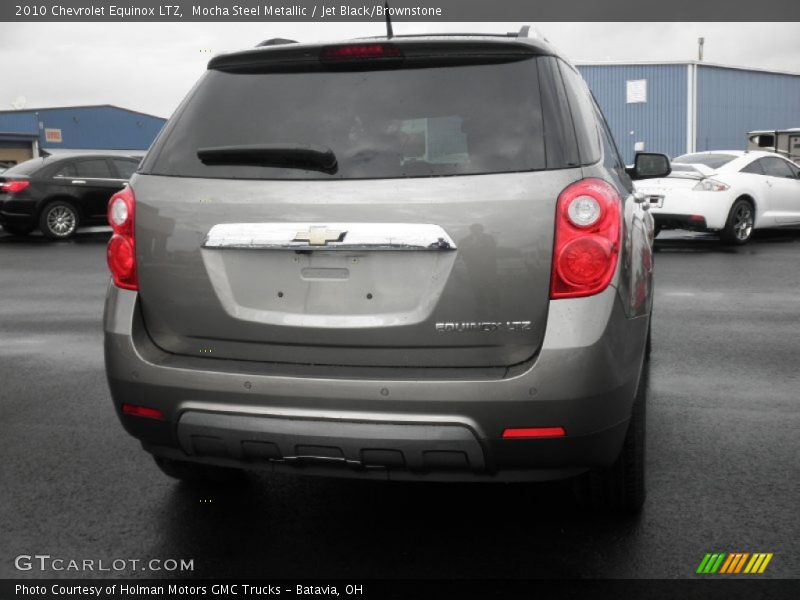 Mocha Steel Metallic / Jet Black/Brownstone 2010 Chevrolet Equinox LTZ