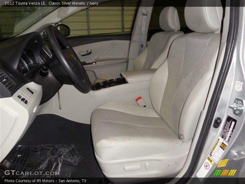 Classic Silver Metallic / Ivory 2012 Toyota Venza LE