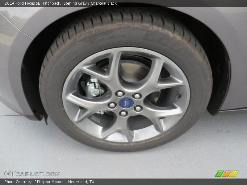 Sterling Gray / Charcoal Black 2014 Ford Focus SE Hatchback