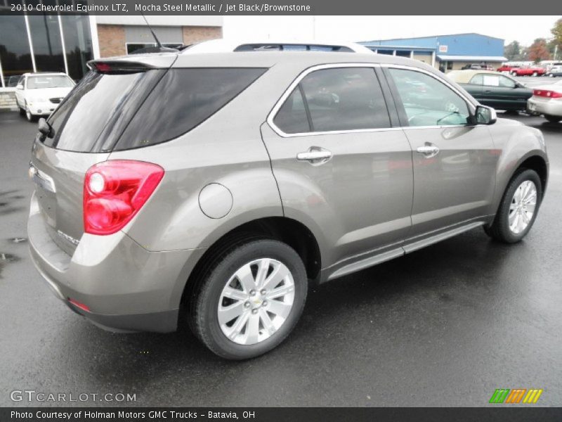 Mocha Steel Metallic / Jet Black/Brownstone 2010 Chevrolet Equinox LTZ