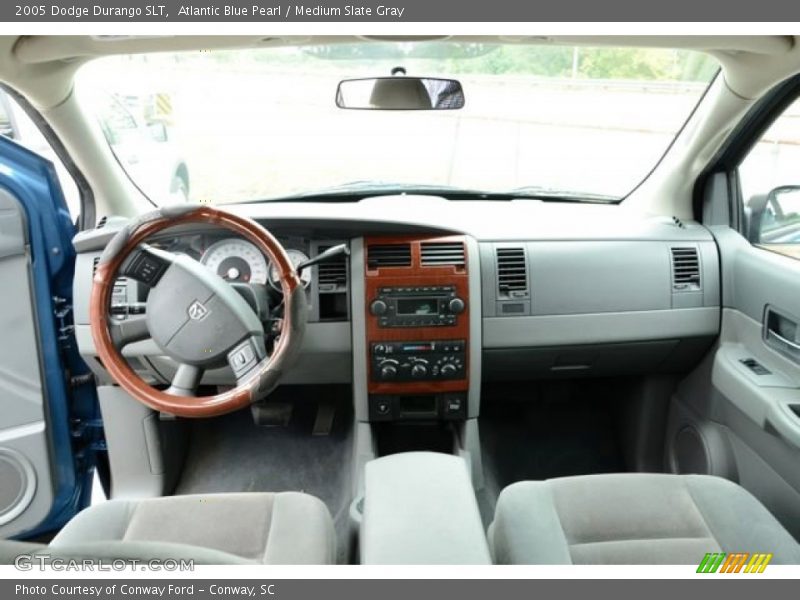 Atlantic Blue Pearl / Medium Slate Gray 2005 Dodge Durango SLT