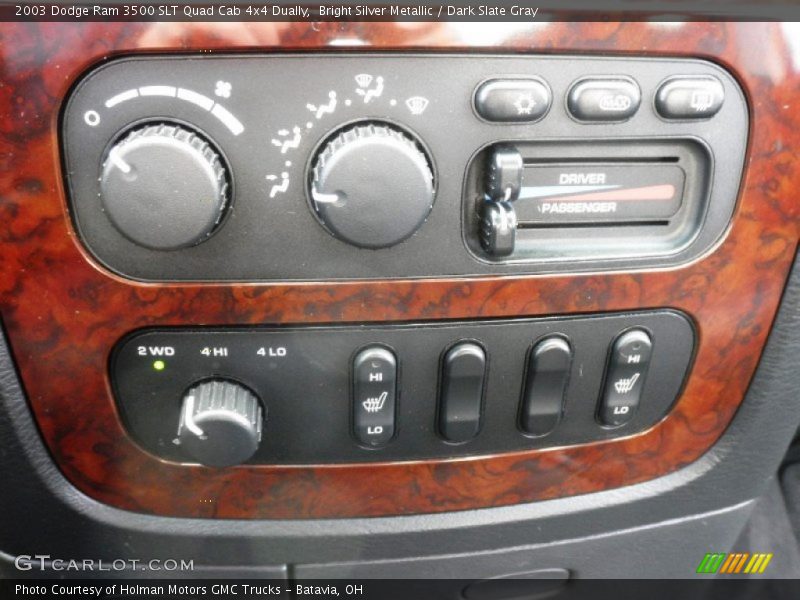 Controls of 2003 Ram 3500 SLT Quad Cab 4x4 Dually