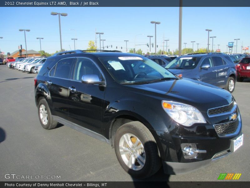 Black / Jet Black 2012 Chevrolet Equinox LTZ AWD