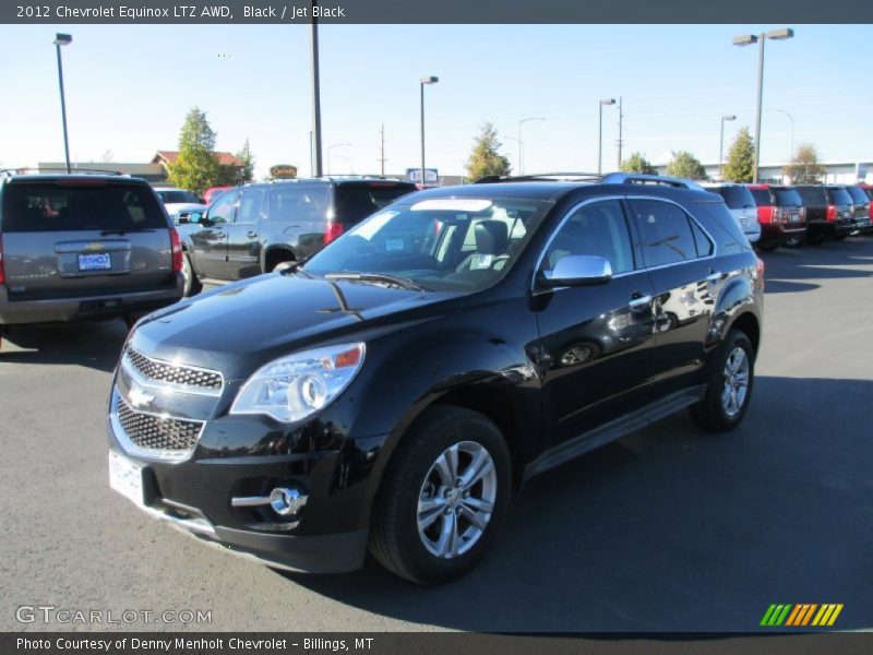 Black / Jet Black 2012 Chevrolet Equinox LTZ AWD