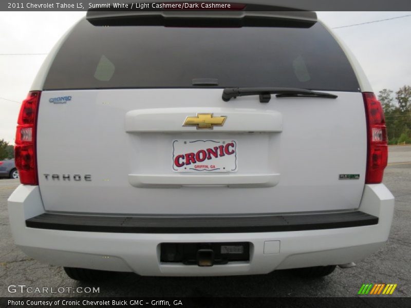 Summit White / Light Cashmere/Dark Cashmere 2011 Chevrolet Tahoe LS