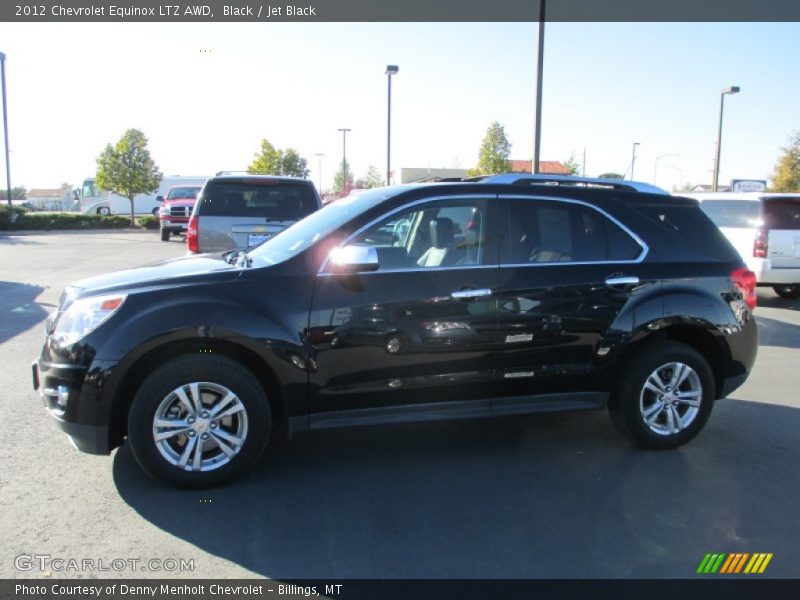 Black / Jet Black 2012 Chevrolet Equinox LTZ AWD