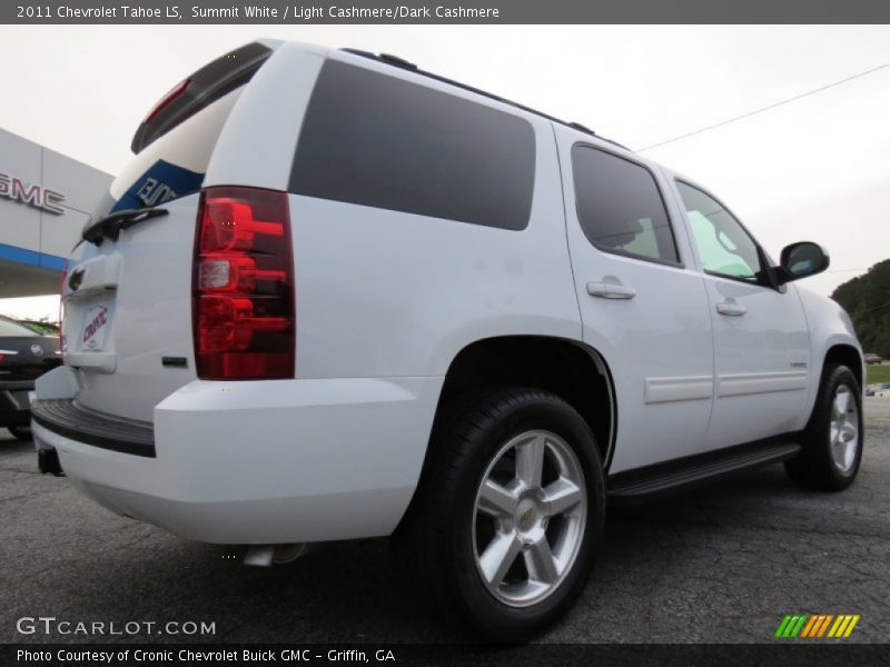 Summit White / Light Cashmere/Dark Cashmere 2011 Chevrolet Tahoe LS