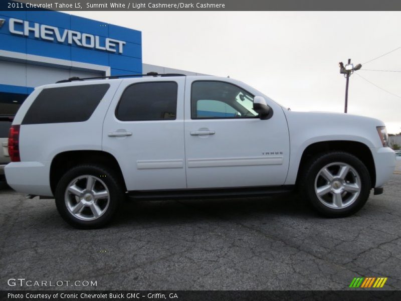 Summit White / Light Cashmere/Dark Cashmere 2011 Chevrolet Tahoe LS