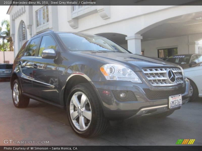 Steel Grey Metallic / Cashmere 2010 Mercedes-Benz ML 350