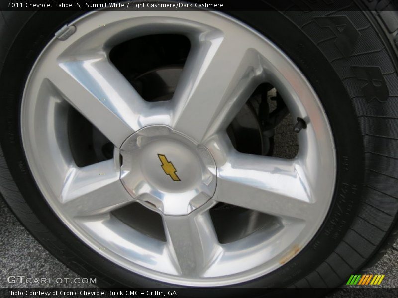 Summit White / Light Cashmere/Dark Cashmere 2011 Chevrolet Tahoe LS