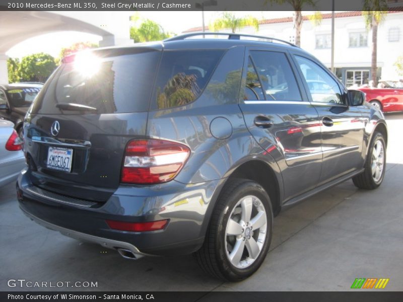 Steel Grey Metallic / Cashmere 2010 Mercedes-Benz ML 350