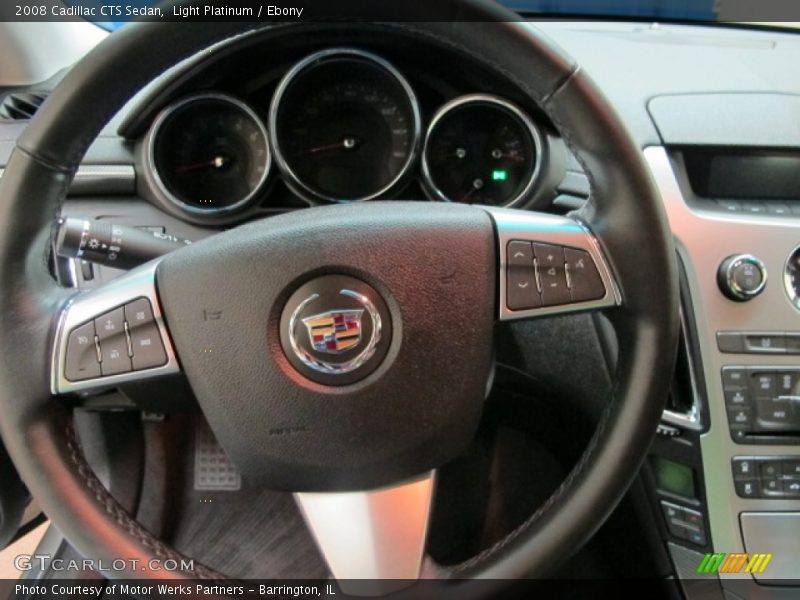 Light Platinum / Ebony 2008 Cadillac CTS Sedan