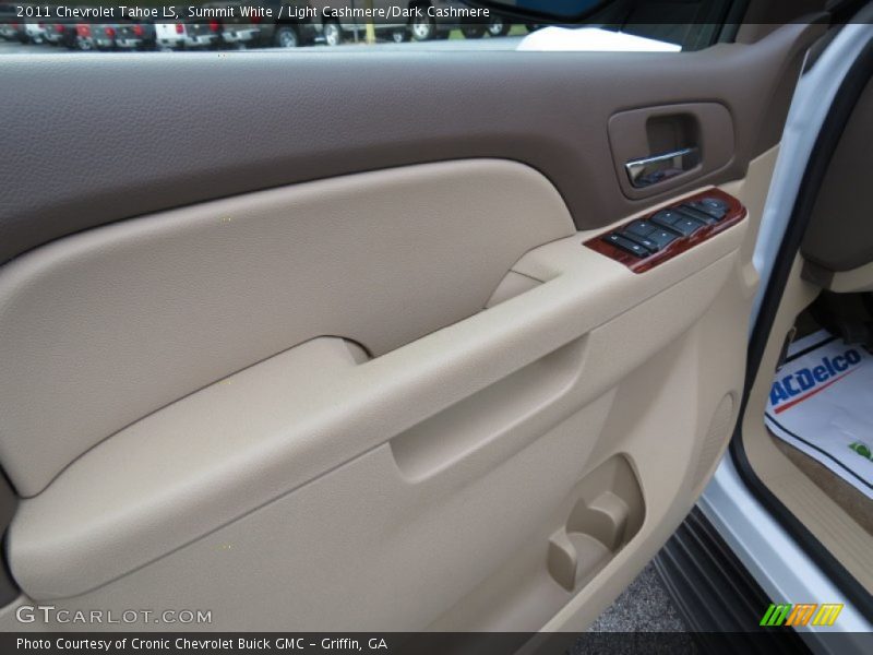 Summit White / Light Cashmere/Dark Cashmere 2011 Chevrolet Tahoe LS
