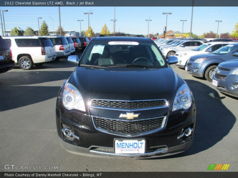 Black / Jet Black 2012 Chevrolet Equinox LTZ AWD