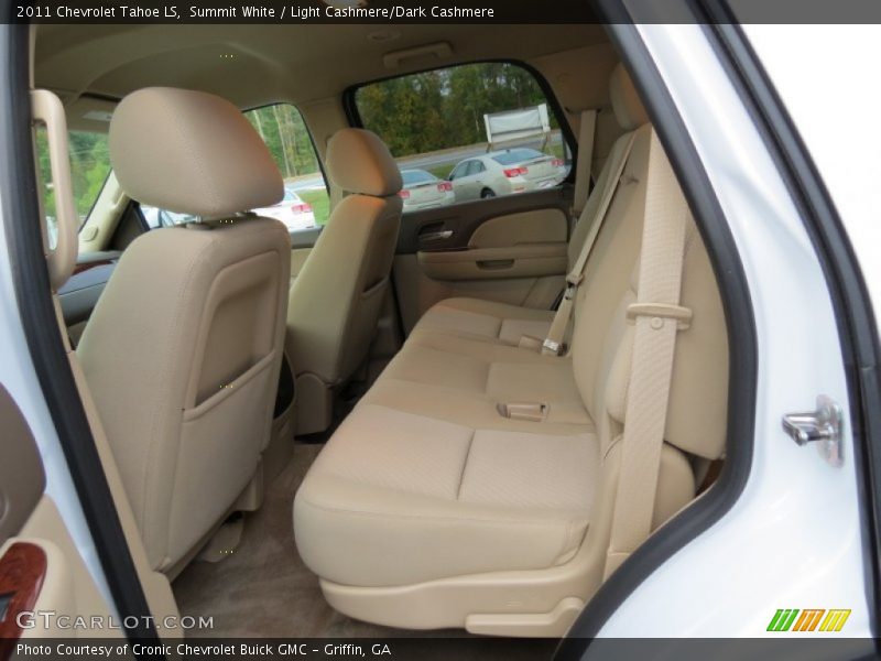 Summit White / Light Cashmere/Dark Cashmere 2011 Chevrolet Tahoe LS