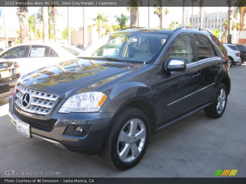 Steel Grey Metallic / Cashmere 2010 Mercedes-Benz ML 350