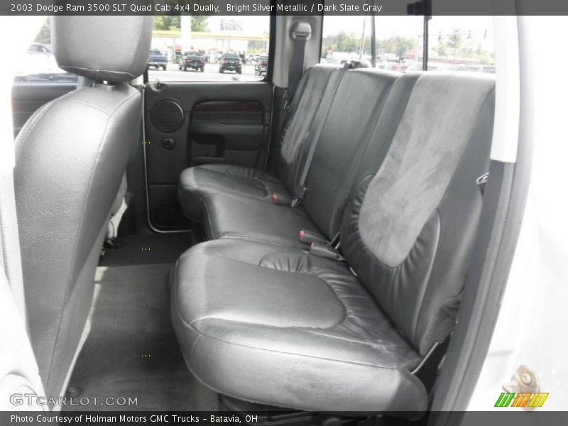 Bright Silver Metallic / Dark Slate Gray 2003 Dodge Ram 3500 SLT Quad Cab 4x4 Dually