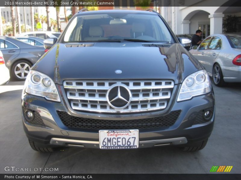 Steel Grey Metallic / Cashmere 2010 Mercedes-Benz ML 350