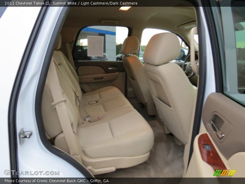Summit White / Light Cashmere/Dark Cashmere 2011 Chevrolet Tahoe LS