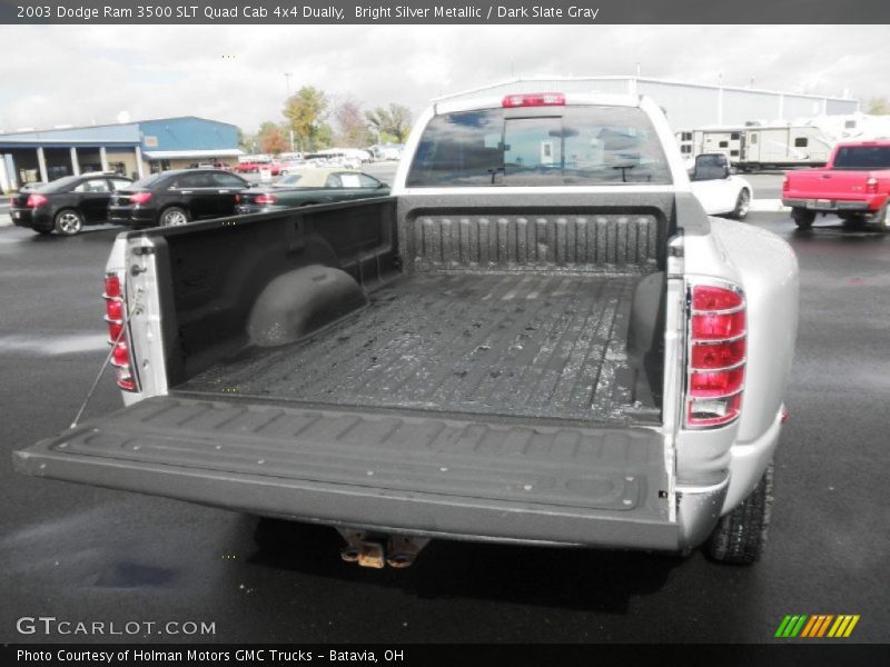 Bright Silver Metallic / Dark Slate Gray 2003 Dodge Ram 3500 SLT Quad Cab 4x4 Dually