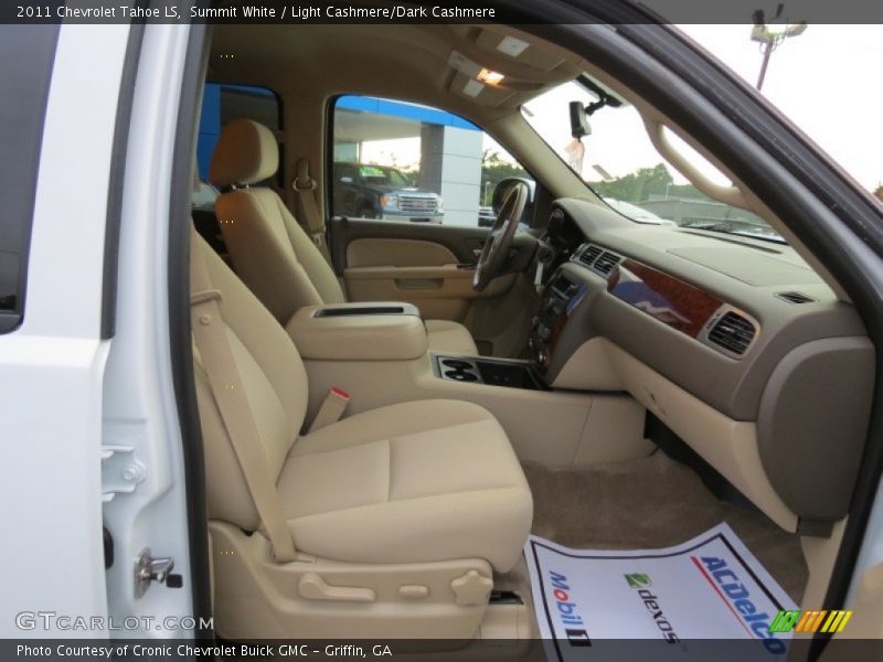 Summit White / Light Cashmere/Dark Cashmere 2011 Chevrolet Tahoe LS