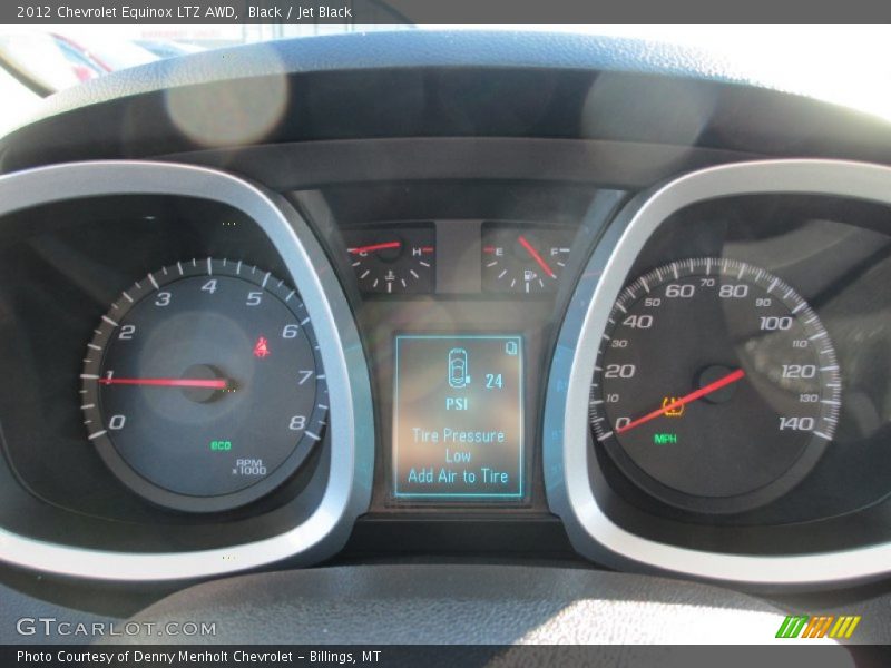 Black / Jet Black 2012 Chevrolet Equinox LTZ AWD