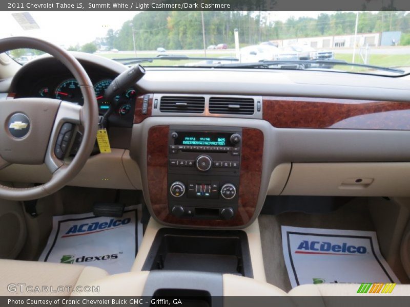 Summit White / Light Cashmere/Dark Cashmere 2011 Chevrolet Tahoe LS