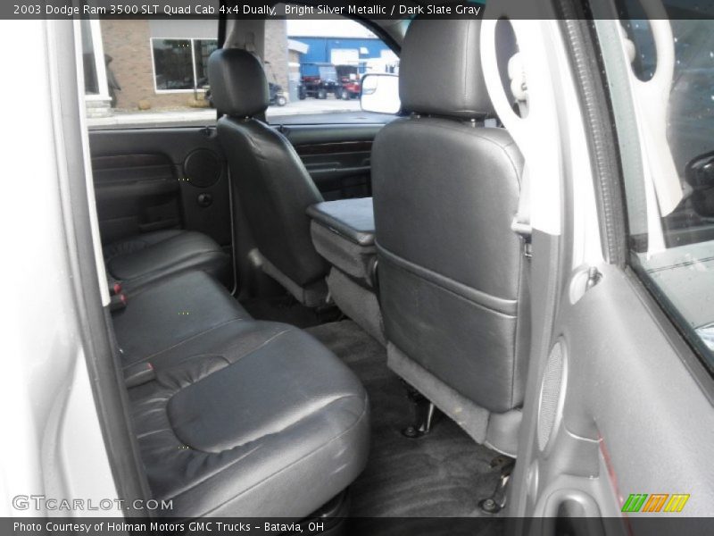 Bright Silver Metallic / Dark Slate Gray 2003 Dodge Ram 3500 SLT Quad Cab 4x4 Dually